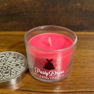 Bath & Body Works Party Dress 1.3oz Candle NEW